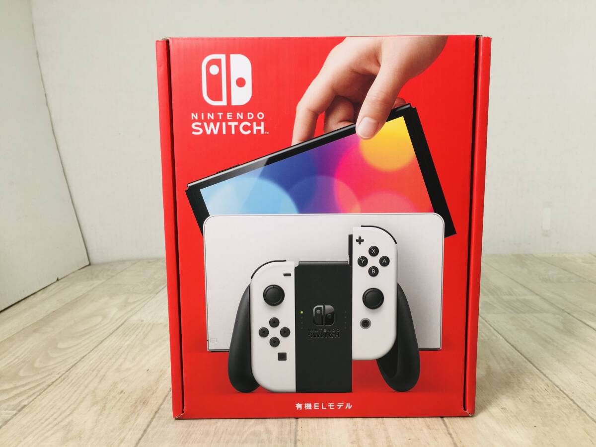 ★★未使用 Nintendo Switch(有機ELモデル) Joy-Con(L)/(R) ホワイト_画像1