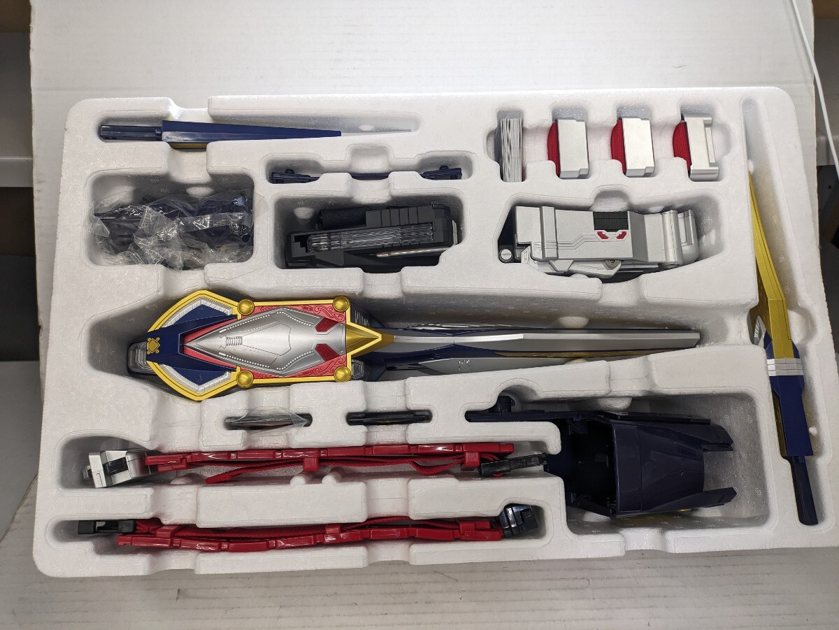 68　○○　開封品　箱傷み　内袋欠品　動作OK CSM 仮面ライダー剣 ブレイバックル&ラウズアブゾーバー&ブレイラウザー _画像7