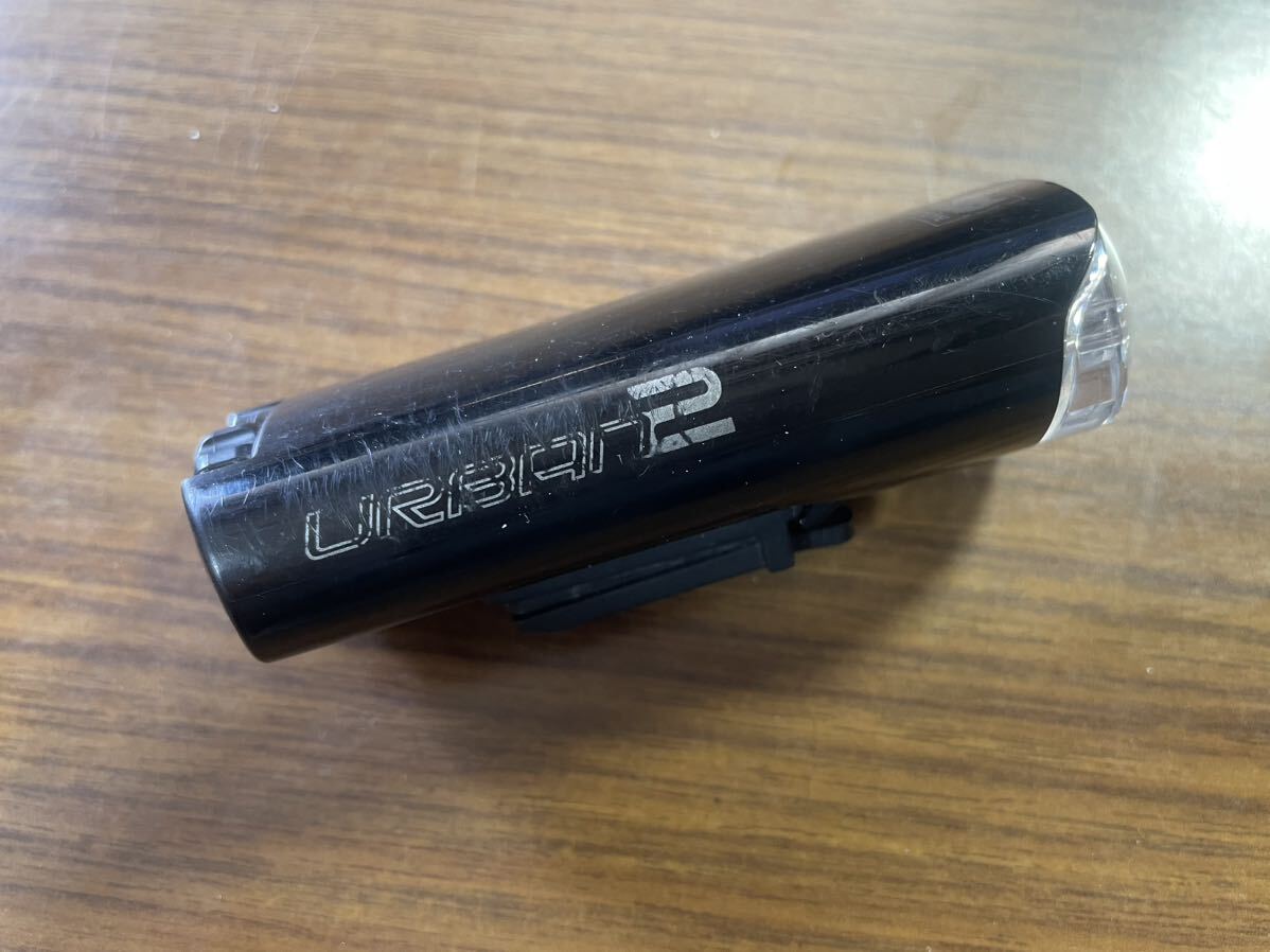 Cateye 1700カンデラ 乾電池ヘッドライト URBAN2: HL-EL160 本体_画像4