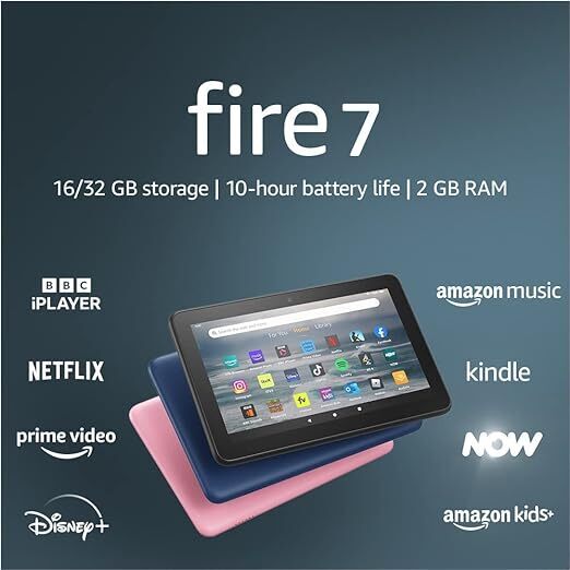 Amazon Fire 7 tablet 16 GB 二個(^▽^)Amazon Fire 7 tablet/ 送料無料です。_画像1
