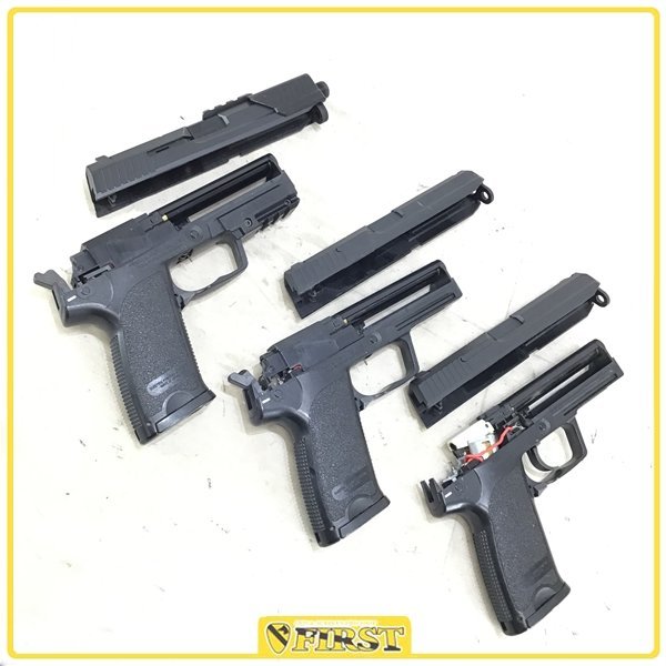 8755】ジャンク品 東京マルイ製 H&K USP 電動ハンドガン ヘッケラーアンドコッホ 取説・箱なし 3挺セット（2）_画像4