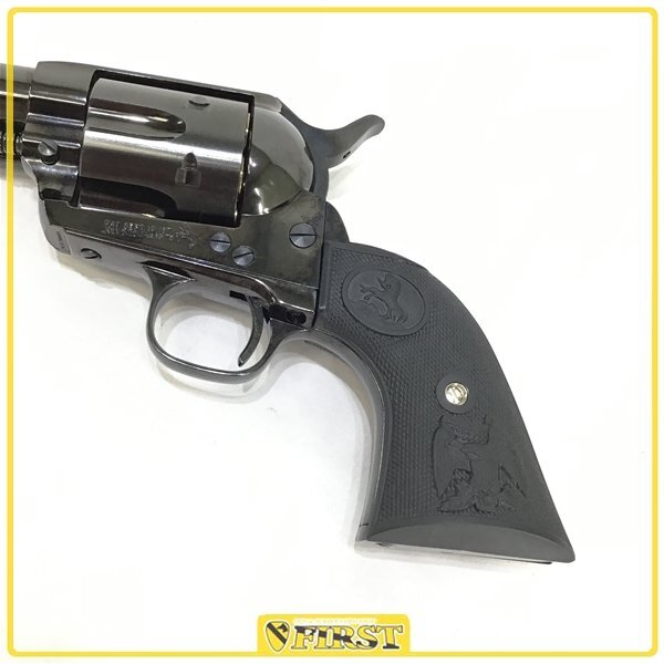 9282】美品 タナカ製 Colt SAA.45 キャバルリー スチールフィニッシュ ガスリボルバー デタッチャブルシリンダー コルト_画像3