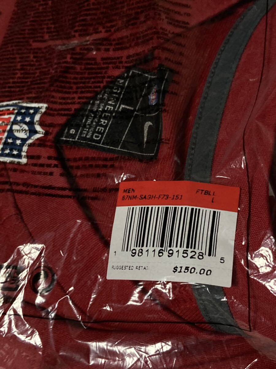 L new goods 49ers block *pa-ti regular goods super bowl 2024 memory jersey NIKE Nike NFL uniform not yet sale in Japan game shirt SF San Francisco 