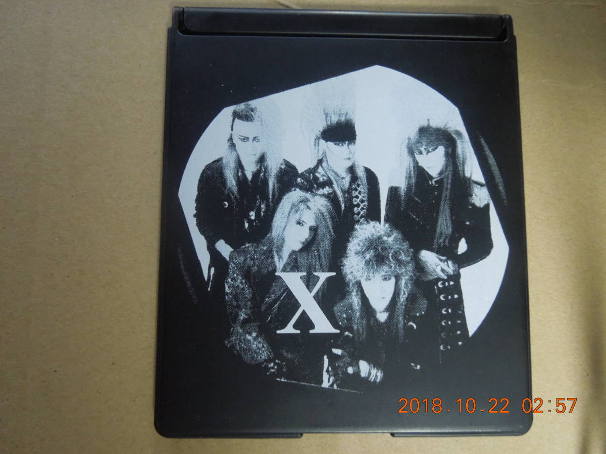 X JAPAN compact зеркало X времена / retro редкость / YOSHIKI Toshl TOSHI HIDE TAIJI PATA HEATH SUGIZO