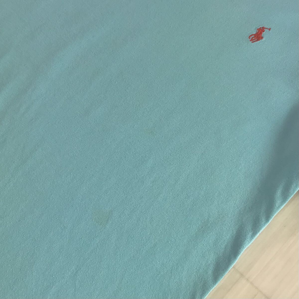 POLO RALPH LAUREN ポロ ラルフローレン 半袖Tシャツ M(10-12) ライトブルー ユースサイズ 刺繍ポニー_画像4
