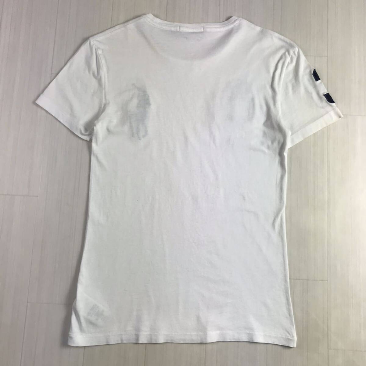 RALPH LAUREN ラルフローレン 半袖Tシャツ XS ホワイト ビッグポニーの画像5