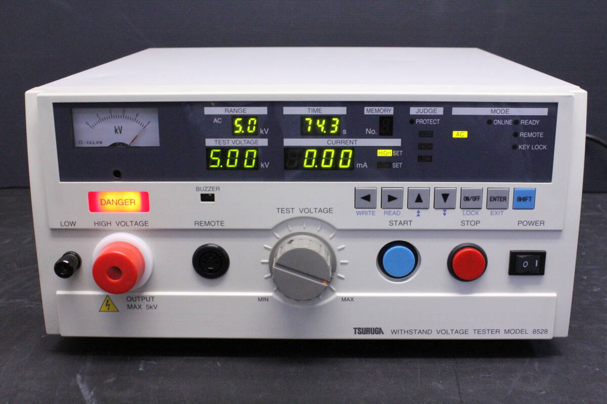 TSURUGA 8528 耐電圧試験器 動作品 　　　MODEL 8528 TOS5050 3158_画像1