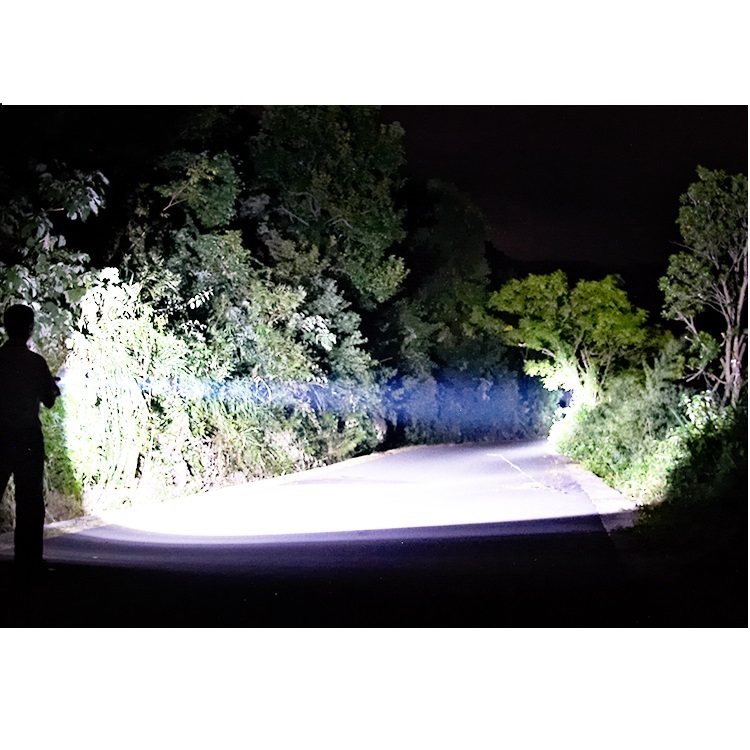 LED ヘッドライト 充電池 充電式 明るい 登山 釣り 夜釣り キャンプ アウトドア 防災 災害 非常用 懐中電灯 ワークライト 三灯COBセット 03の画像5
