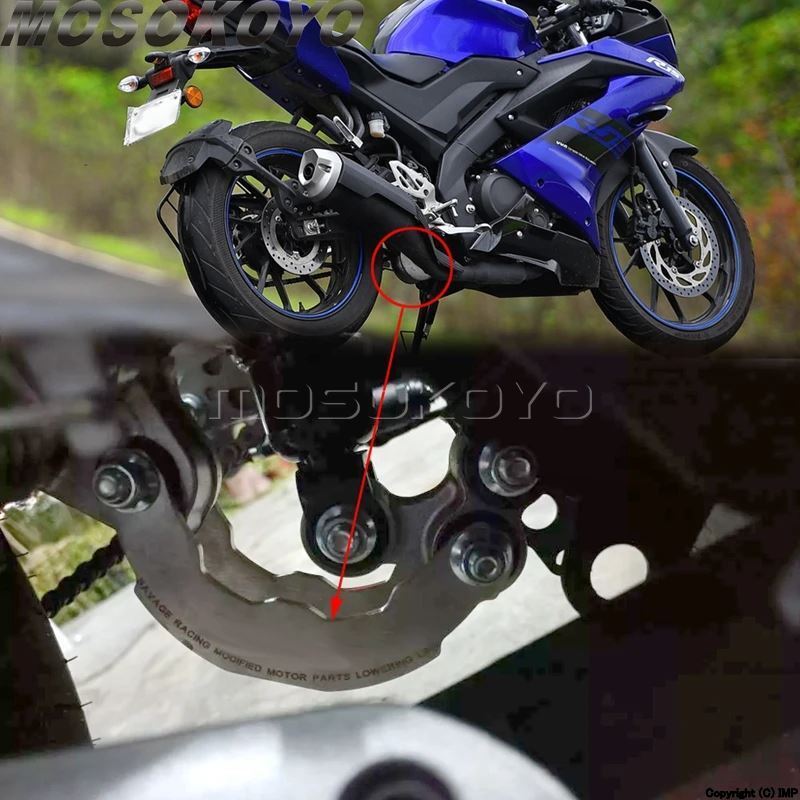 ヤマハYZFR15 v4 r15m 2022 yzfr15 v4 yzfr15m用リアサスペンションリンクキット_画像6