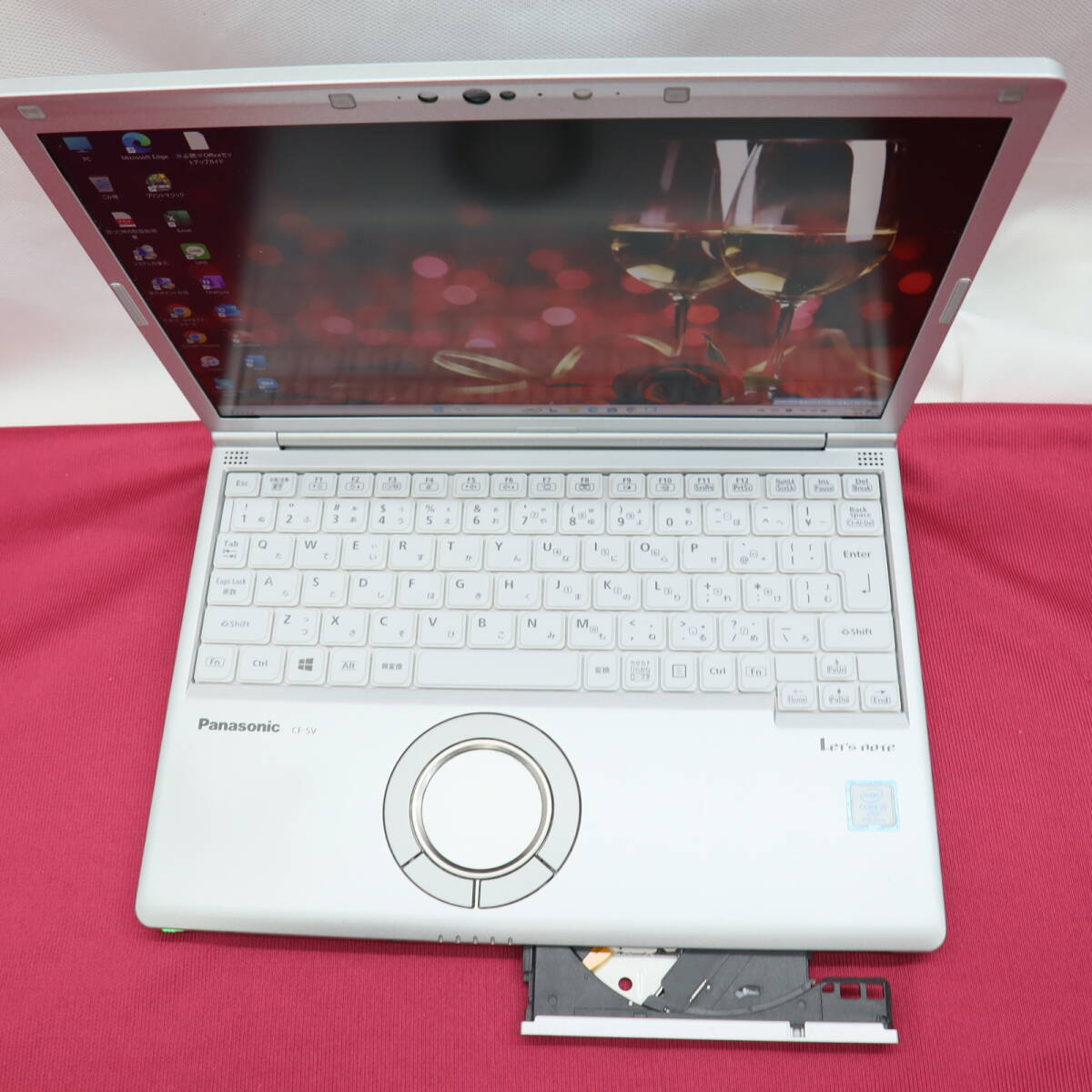 ★中古PC 高性能8世代4コアi5！M.2 SSD256GB メモリ8GB★CF-SV7 Core i5-8350U Webカメラ Win11 MS Office2019 Home&Business★P68266の画像4