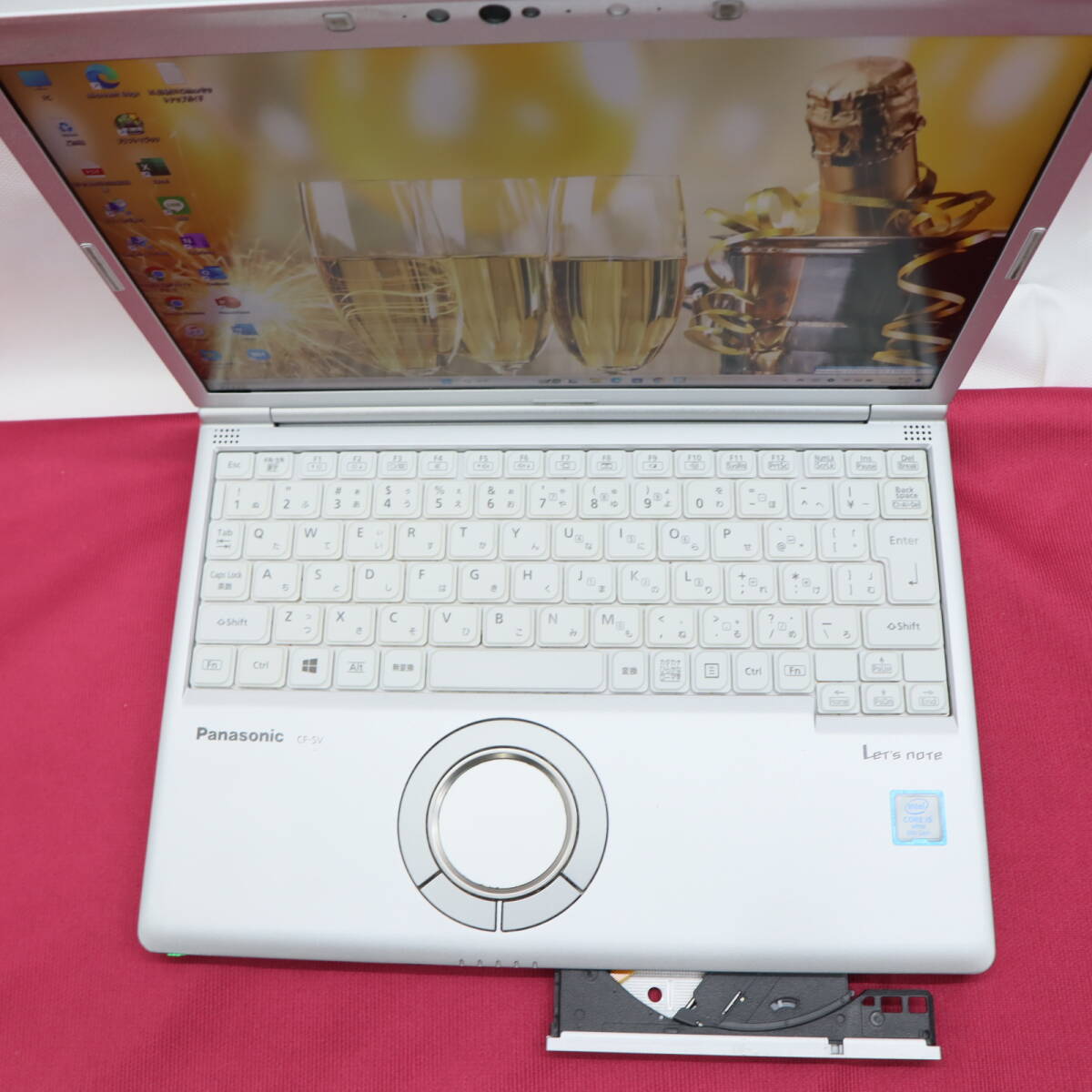 ★中古PC 高性能8世代4コアi5！M.2 SSD256GB メモリ8GB★CF-SV7 Core i5-8350U Webカメラ Win11 MS Office2019 Home&Business★P67633の画像4