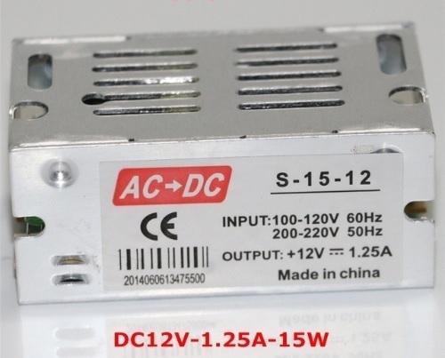 15Wスイッチングレギュレーター AC100-120V → DC12V 1.25A ACからDCパワーサプライ 電源コンバータモジュール！の画像1