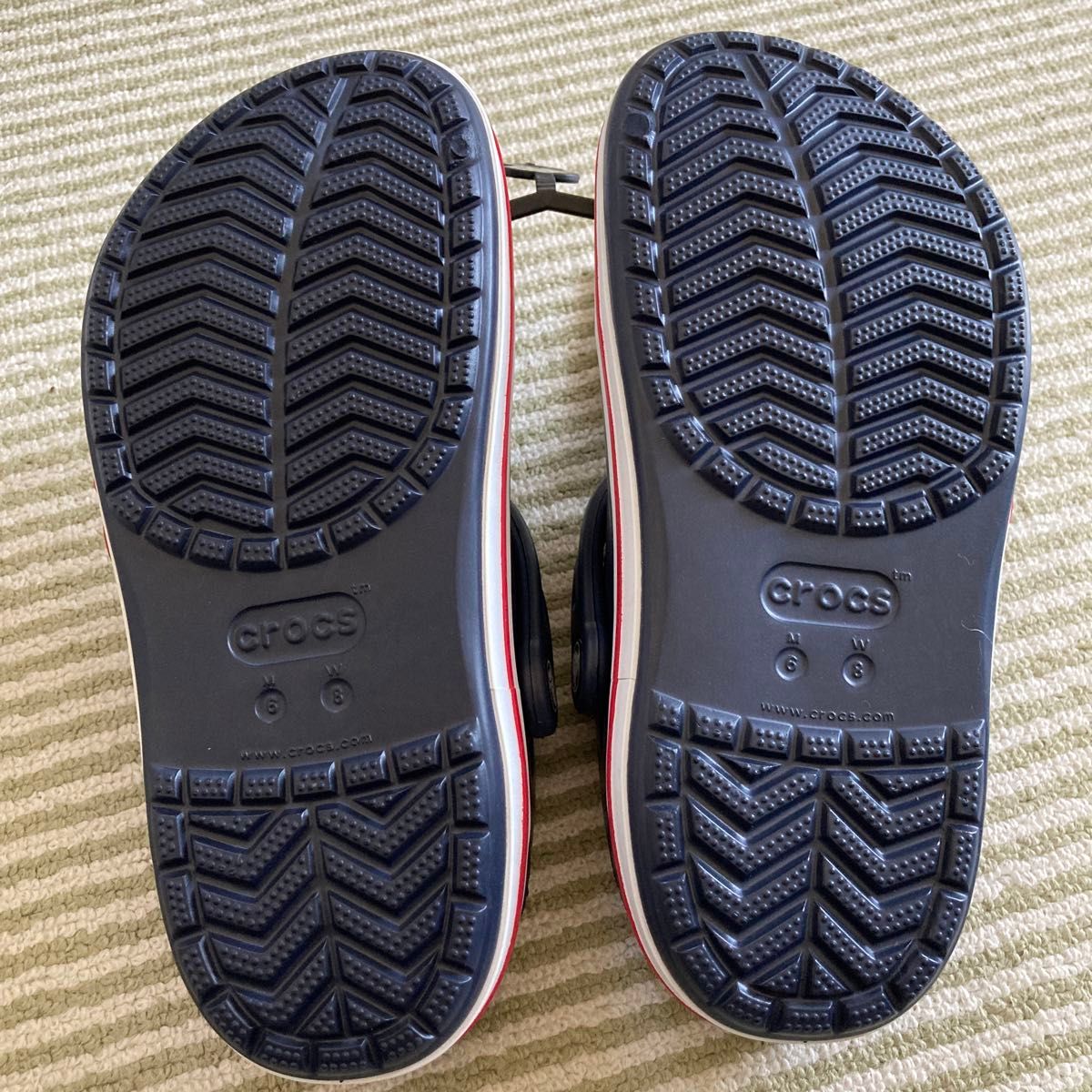 【新品】クロックス バヤバンド　クロッグ　24cm ネイビー　ペッパー crocs 24