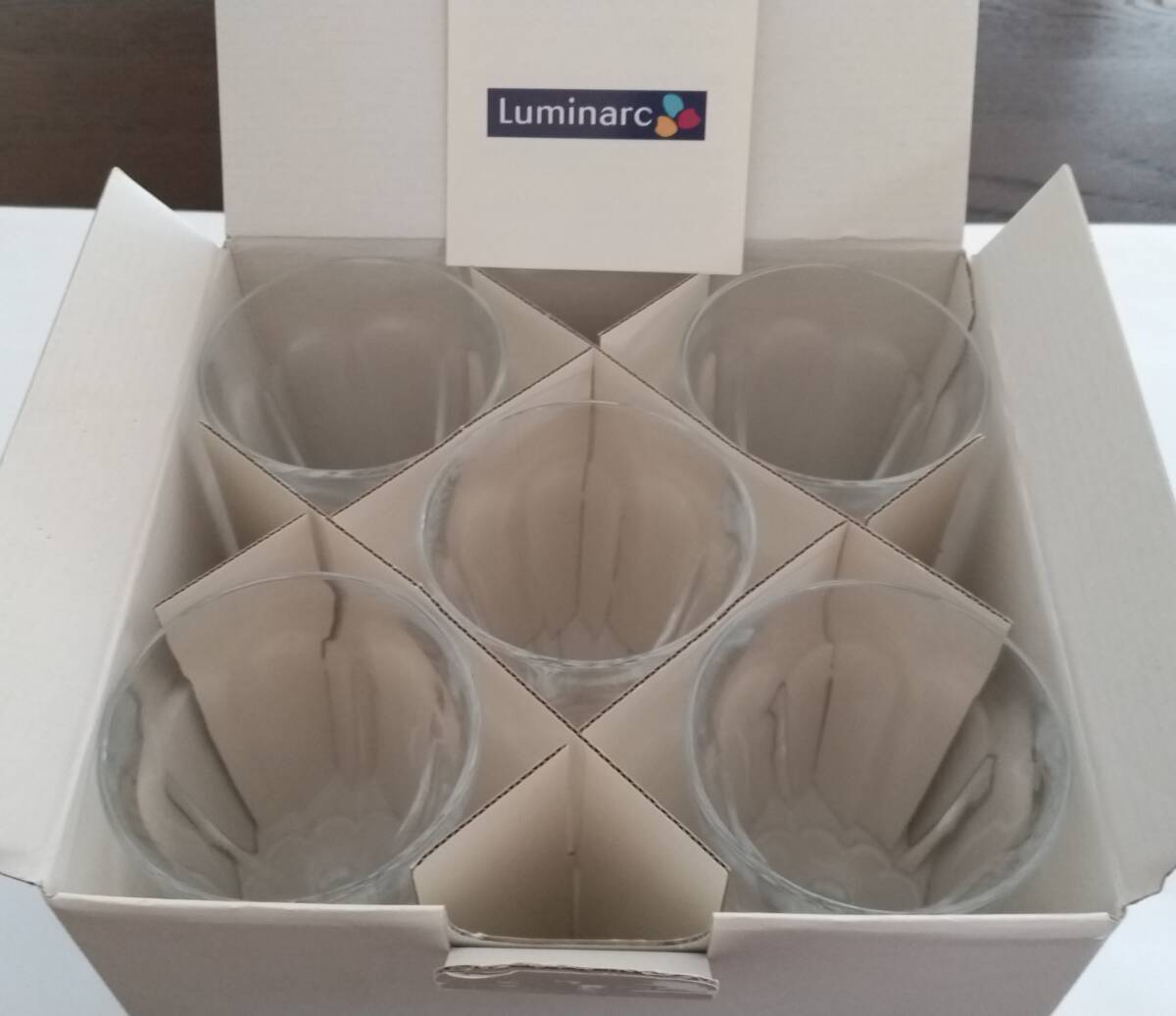 Luminarc リュミナルク ロマン ワイングラス　5個セット　5客セット　グラス　デカンタ　コップ　アルクインターナショナルジャパン　_画像3