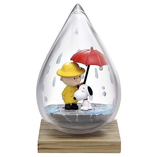 スヌーピーフィギュア re-ment SNOOPY WEATHER terrarium スヌーピーオーナメント ウェザーテラリウム お天気に合わせた形のケースが可愛いの画像1