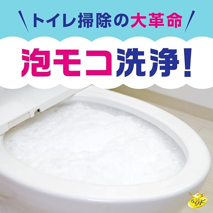 6袋セット★らくハピ いれるだけバブルーン トイレボウル トイレの洗浄剤 [180g]トイレ掃除 泡 大掃除 (アース製薬)★_画像1