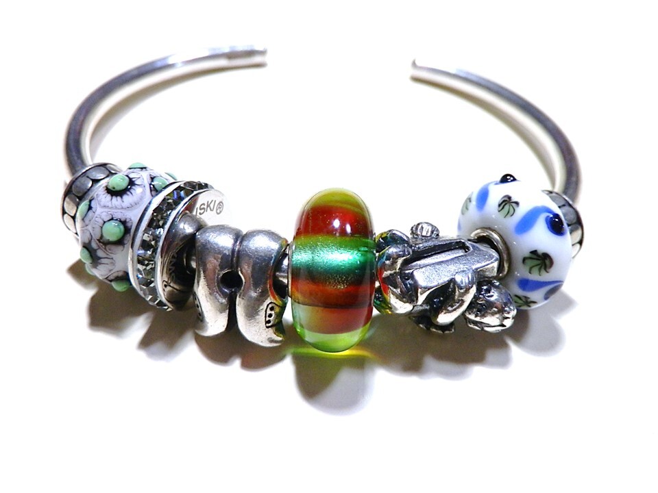 トロールビーズ★Trollbeads★OOAK／S&B★刻印有★新品★入手不可★レアレアユニーク★立体★の画像4