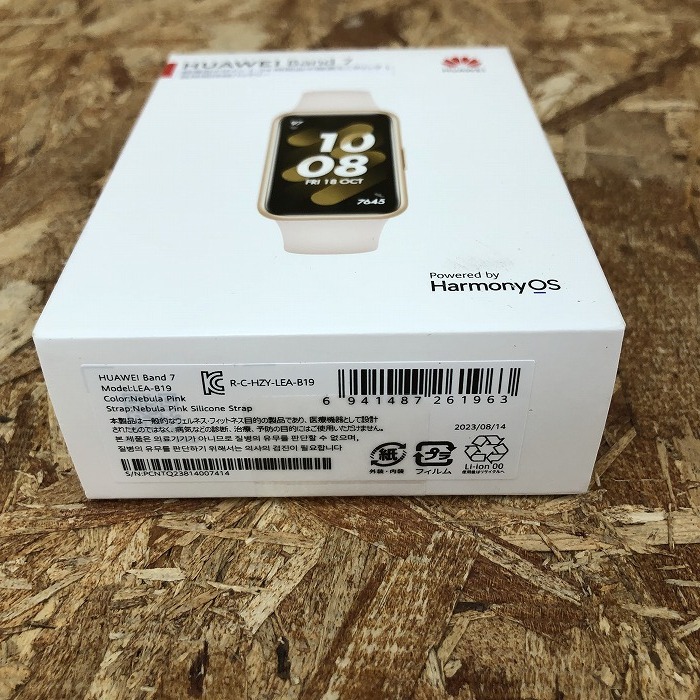 未使用 スマートウォッチ HUAWEI Band 7 LEA-B19 [jgg]_画像6