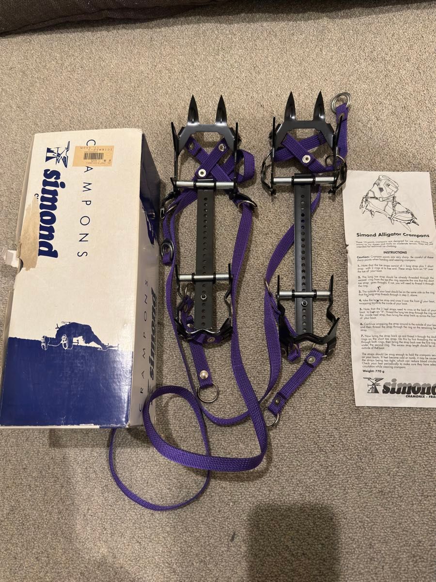 アイゼン Simond Alligator Crampons 10本爪