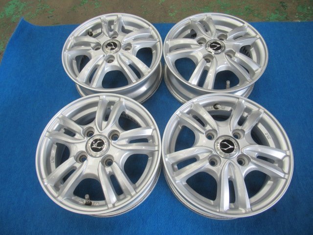 VATRRA 12インチ アルミホイール 12X4J +42 PCD100 4H 4穴 中古_画像1