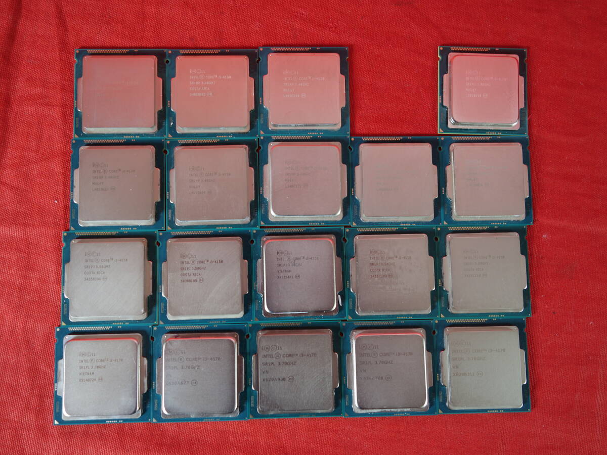 Intel　Core i3-4150T/4130/4150/4170 【BIOS確認済】 中古 CPU 合計19個セット 【10日間保証】_画像1