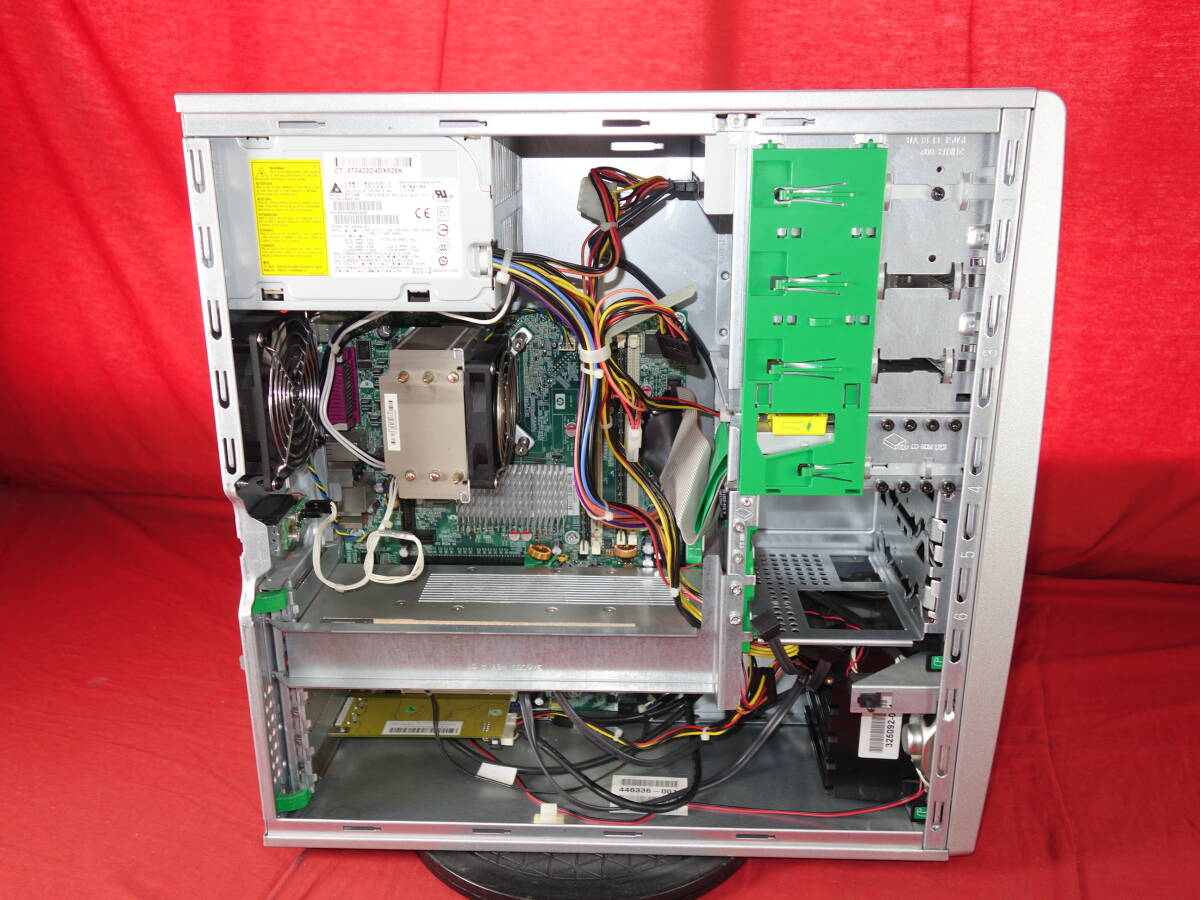 HP xw4600 Workstation 【Core2Quad Q9650】 【BIOS確認済】 4GB/HDDなし/Quadro FX 4800/リカバリーディスク 中古 WS 【ジャンク】の画像6