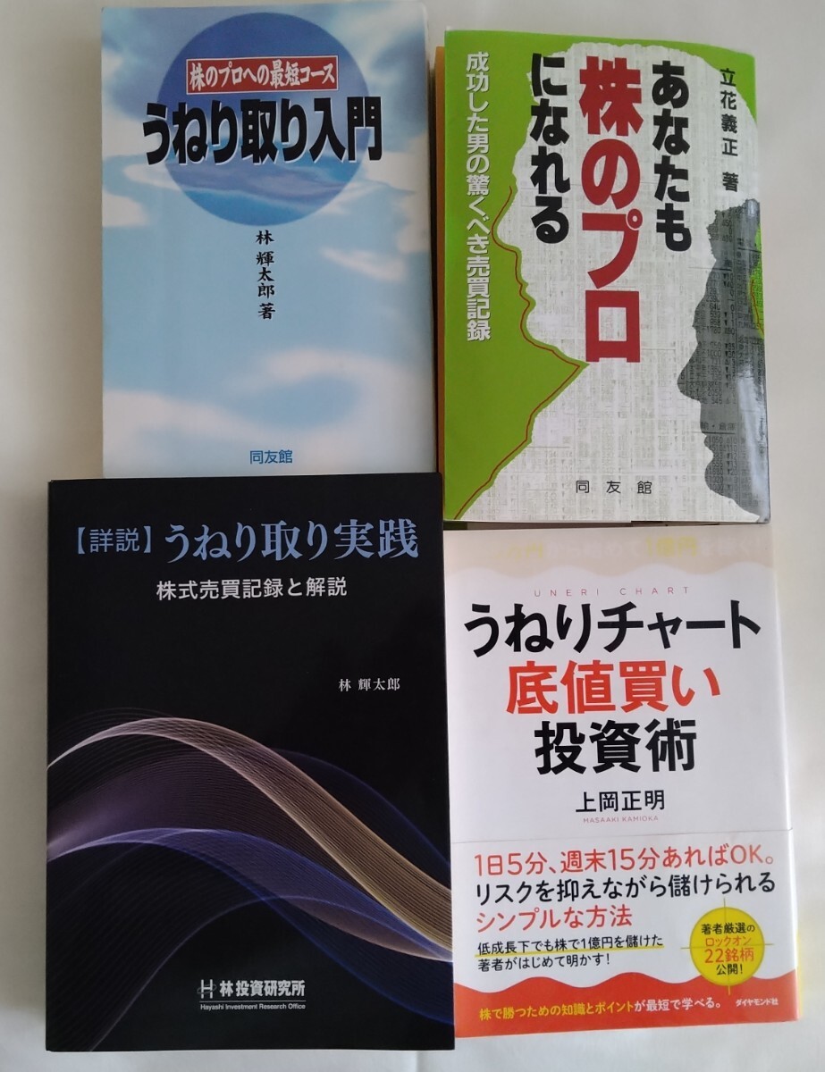 詳説 うねり取り実践 株式売買記録と解説 うねり取り入門 うねりチャート底値買い投資術 あなたも株のプロになれる 場帳 玉帳 林輝太郎_画像1