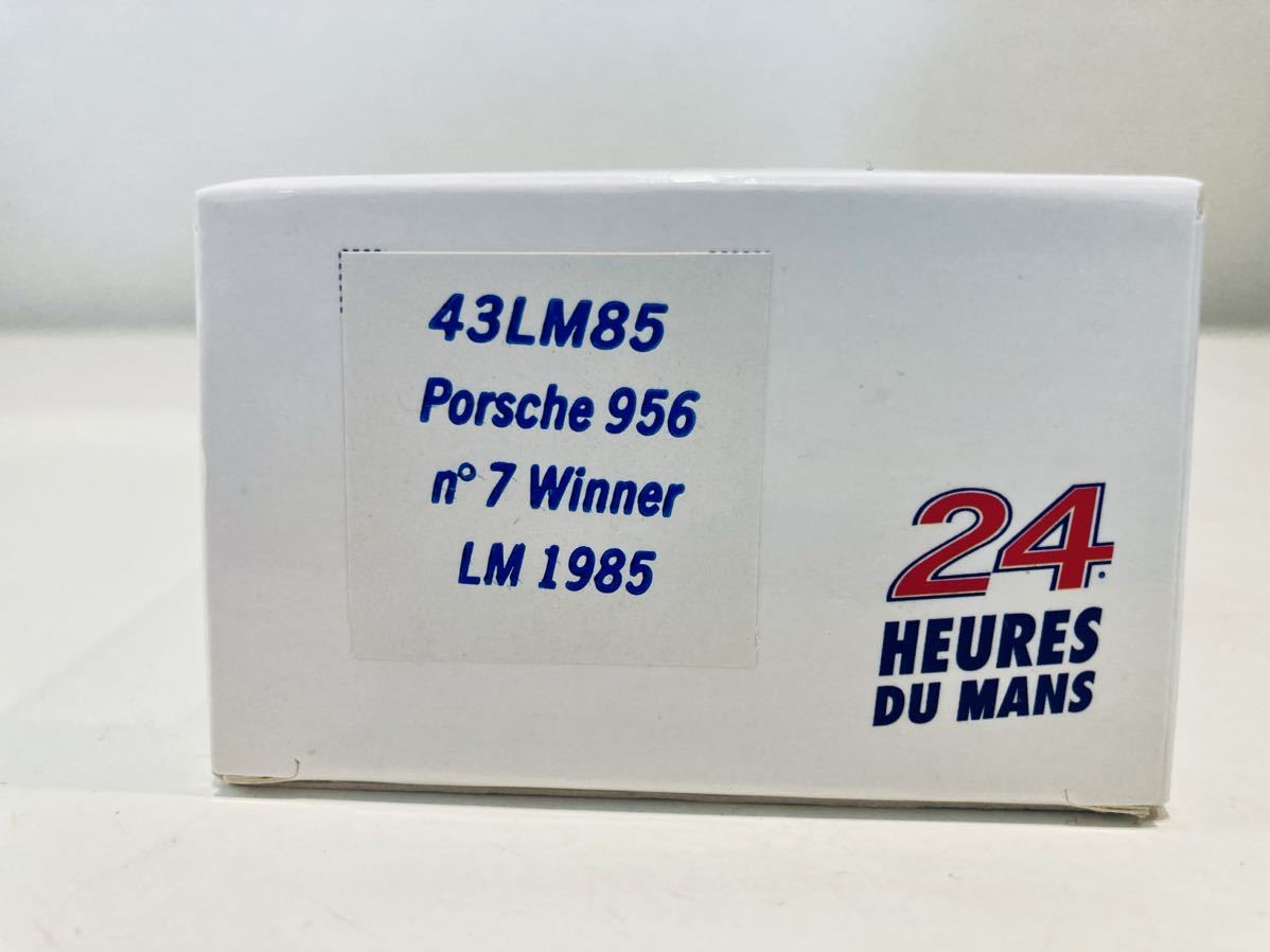 【送料無料】1/43 Spark Newman Porsche ポルシェ 956 #7 H.シュタック-P.バリラ-J.ウィンター Winner Le Mans 1985の画像6