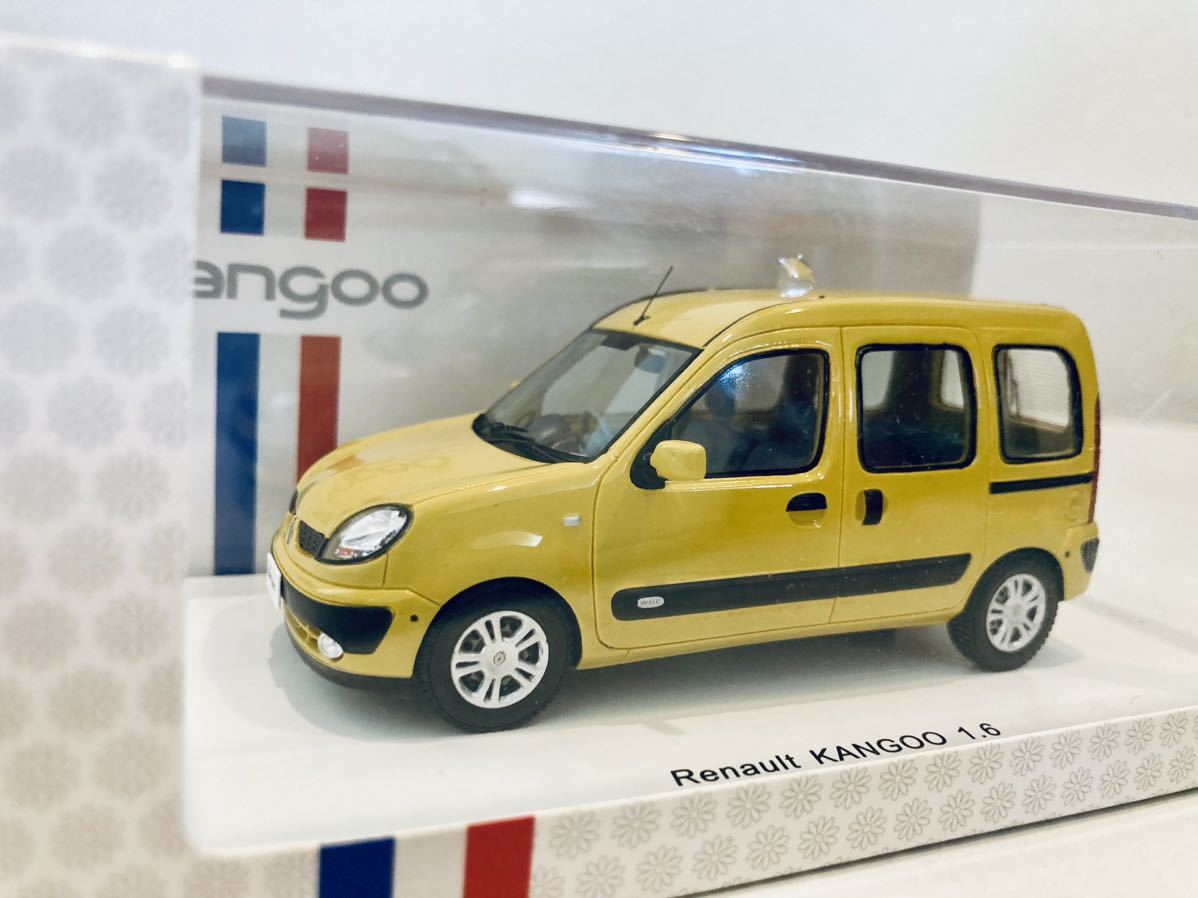 【送料無料】1/43 モーターファン特注 Spark Renault Kngoo ルノー カングー 1.6 後期型 Yellow