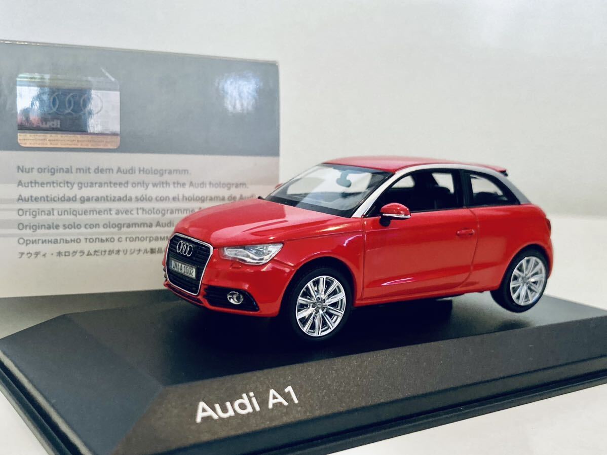 【送料無料】1/43 Audi特注 アウディ A1 2010 Red_画像1