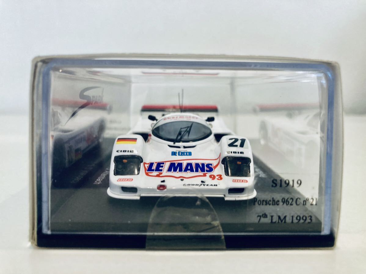 【送料無料】1/43 Spark Porsche ポルシェ 962C #21 J.Opperman-L.Kessel-F.O.Altenbach 7th Le Mans 1993_画像7