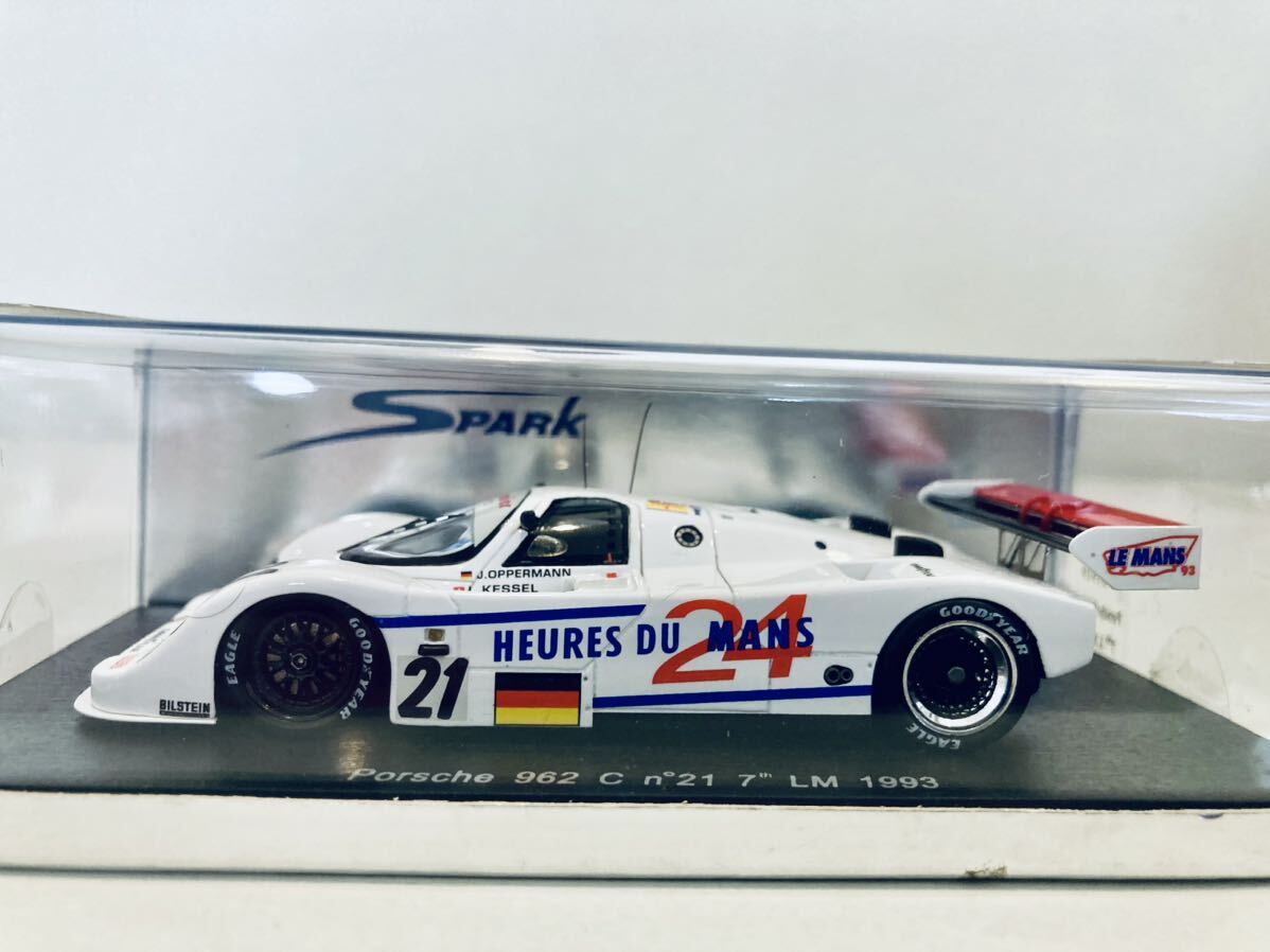 【送料無料】1/43 Spark Porsche ポルシェ 962C #21 J.Opperman-L.Kessel-F.O.Altenbach 7th Le Mans 1993_画像5