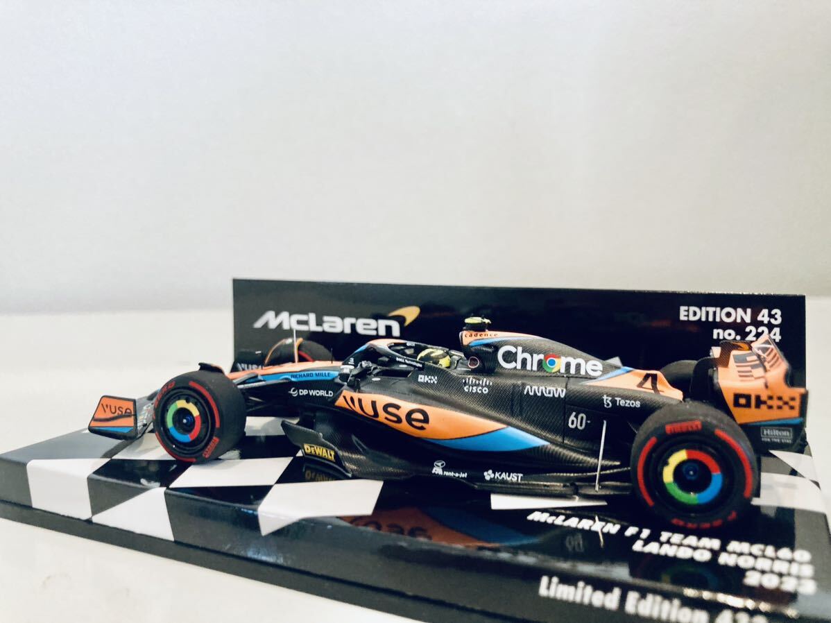 【送料無料】1/43 Minichamps McLaren マクラーレン MCL60 L.ノリス 2023_画像2