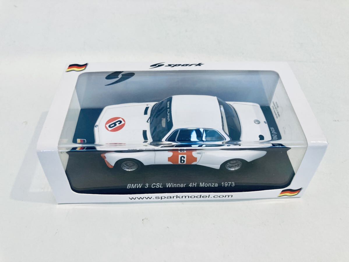 【送料無料】1/43 Spark BMW 3.0 CSL #6 N.ラウダ-B.ムーア Winner 4H Monza 1973_画像3