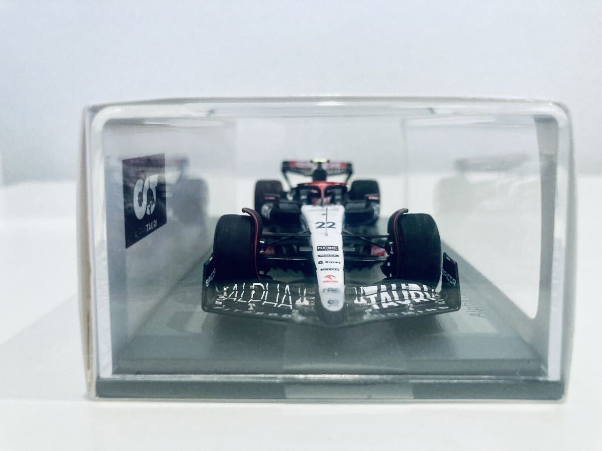 【送料無料】1/43 Spark Alpha Tauri アルファタウリ ホンダ RBPT AT04 #22 角田裕毅 Bahrain GP 2023の画像7