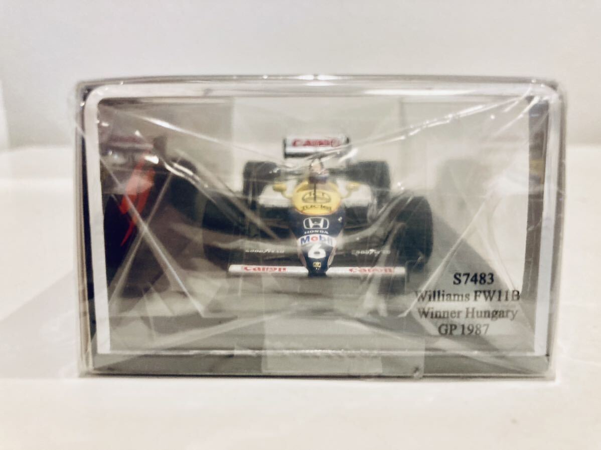 【送料無料】1/43 Spark Williams Honda ウィリアムズ ホンダ FW11B #6 N.ピケ Winner Hungary GP 1987 World Champion_画像7