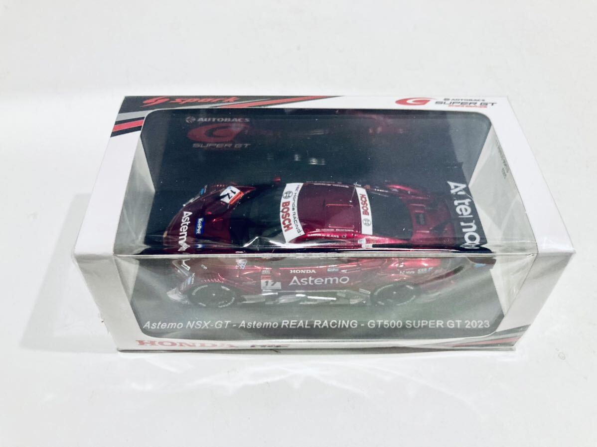 【送料無料】1/43 Spark Astemo アステモ NSX-GT Astemo REAL Racing #17 塚越広大-松下信治 スーパーGT 2023_画像3