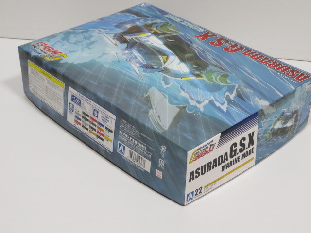 代引き可能! アスラーダG.S.X マリンモード アオシマ 1/24 新世紀GPX サイバーフォーミュラ NO.22_画像3