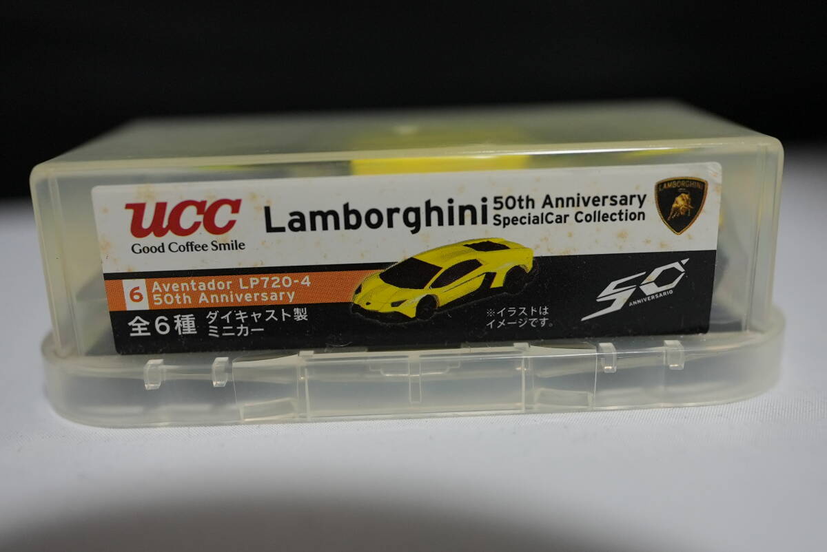 UCC ランボルギーニ Lamborghini 50thアニバーサリー アヴェンタドールLP720-4ミニカー の画像1