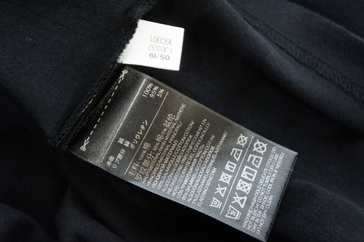 美品 19SS Y-3 ワイスリー × adidas アディダス Yohji Yamamoto ヨウジヤマモト プリント 半袖 Tシャツ カットソー FJ0332 黒サイズS 309Oの画像5
