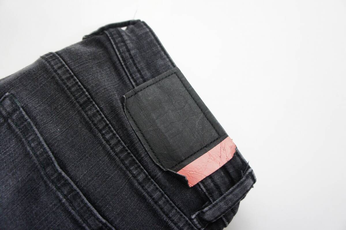 美品 Acne Studios アクネ ストゥディオズ Climb Used Blk スキニー デニム パンツ 30D176-156 黒 26 32 本物 316O_画像4