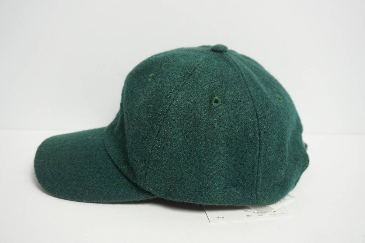 美品 20AW saby サバイ FRONT LOGO CAP フロント ロゴ キャップ 帽子 20W-031015 緑 F 本物 319O_画像3