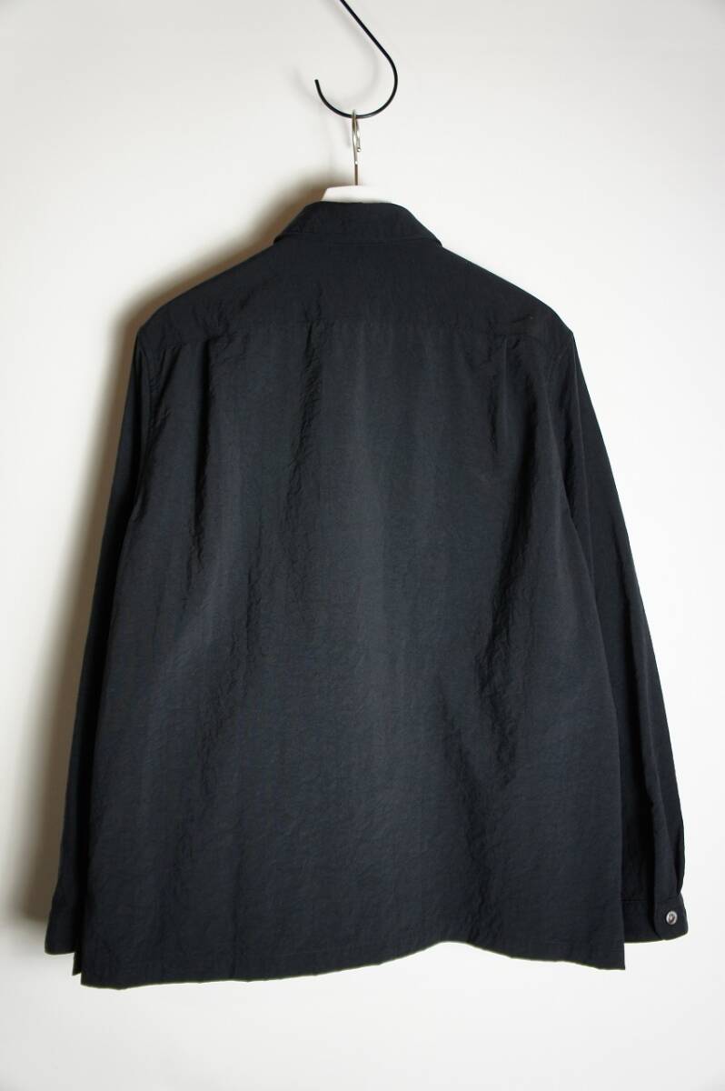 美品 Steven Alan スティーブンアラン NYLN FL/ZIP BLOUSO ナイロン ジップ ブルゾン ジャケット 8125-199-0203 黒 L 本物 207Oの画像2