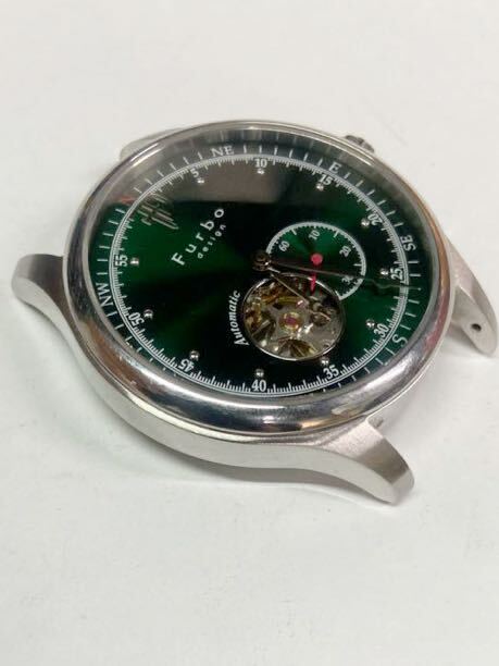 ★ Furbo design腕時計 本体のみ F5030 自動巻 現状品 ★（動作：時計を振ると秒針は動きましたが、長時間の動作確認等はしておリません）_画像6