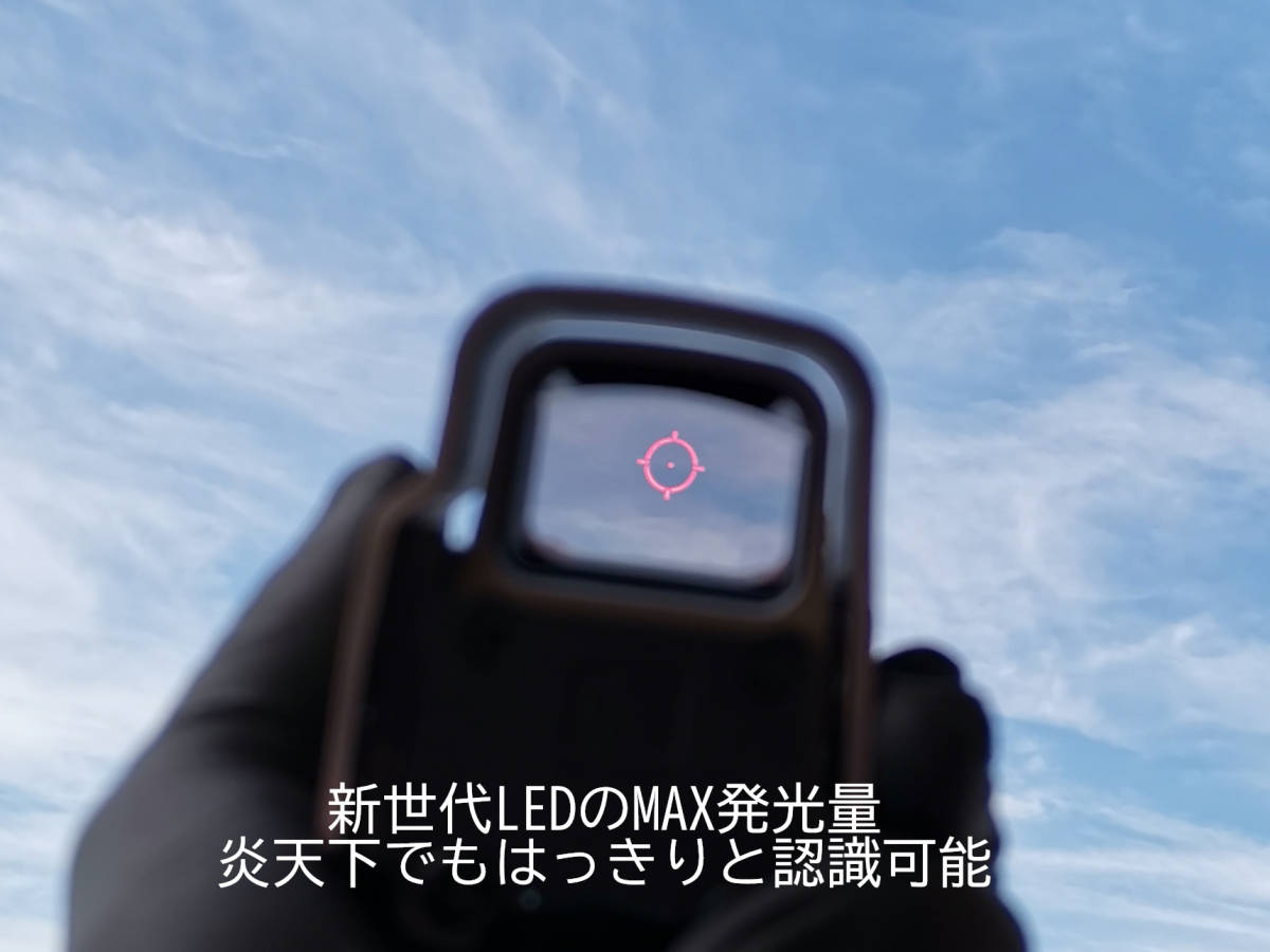 1ヵ月保証 HW製 Gen.3 EXPS-3 BK NVモード機能付 レプリカ ホロサイト EOTECH AIMPOINT VORTEX HOLOSUN ドットサイト holy warrior_画像6