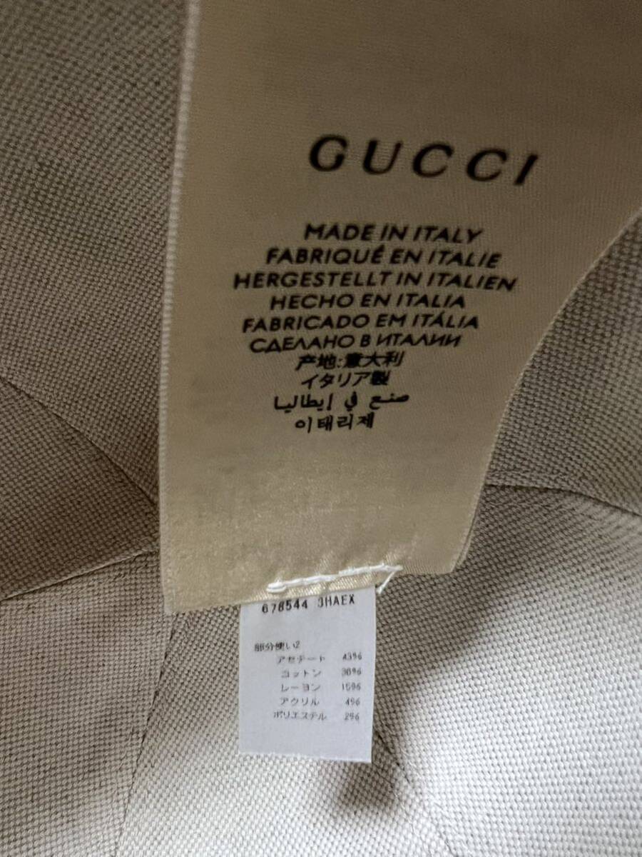 new goods unused GUCCI Gucci GG pattern cap hat lady's size S 56. regular price 8 ten thousand rom and rear (before and after) 