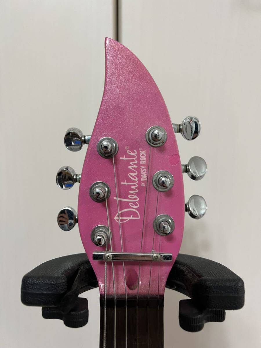 【美品中古】Daisy Rock デイジーロック Heart breaker エレキギター ソフトケース付 レア品 ハート型ギターの画像3