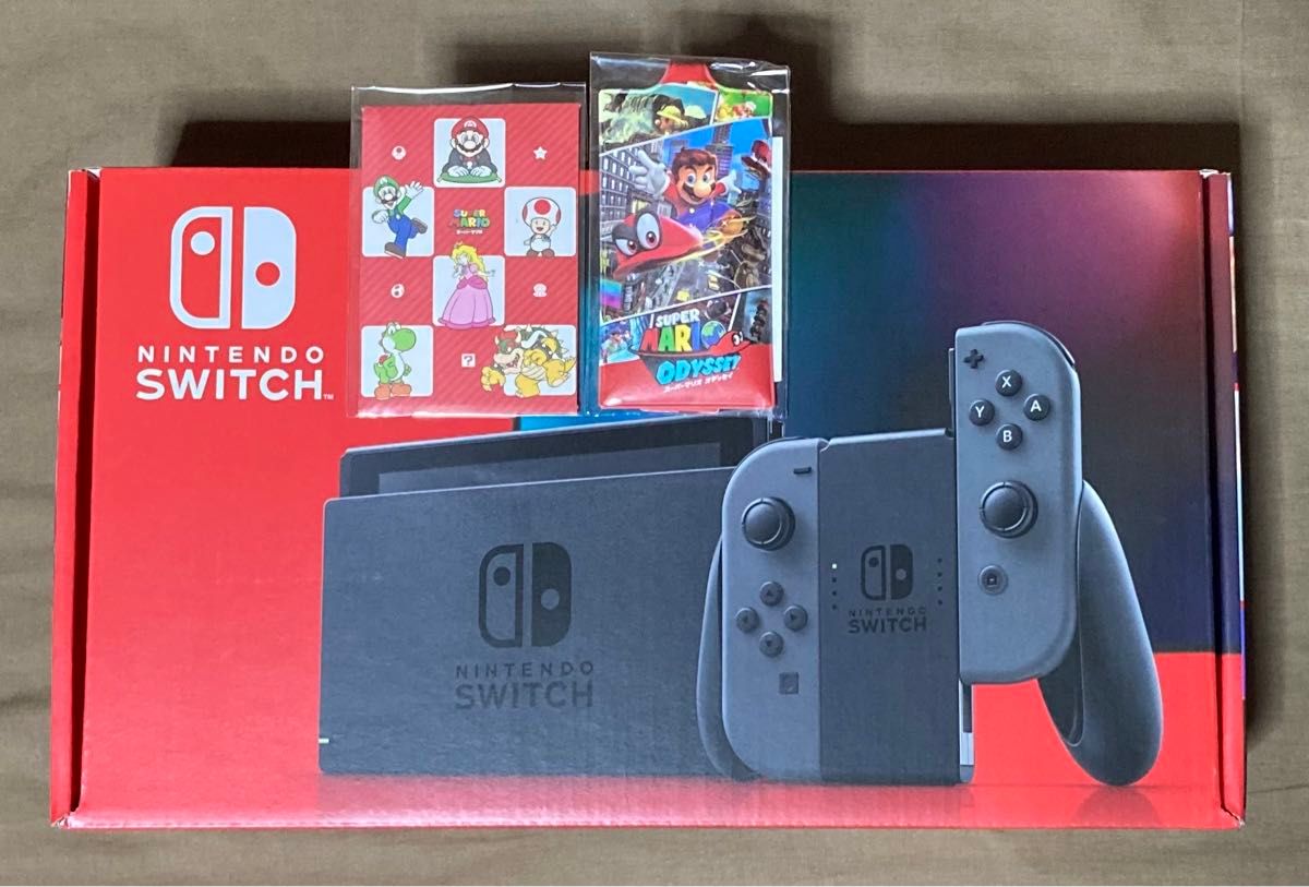 新品未開封】Nintendo Switch (ニンテンドースイッチ) グレー おまけ2