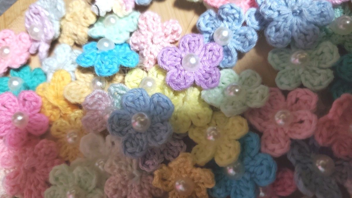 ●かぎ針編み●お花モチーフ②●100枚以上セット レース編み