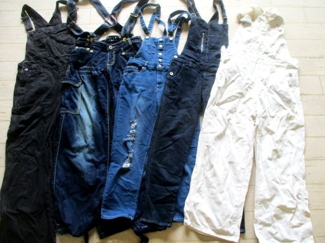 ●オールインワン サロペット オーバーオール 福袋 まとめて まとめ売り 30点 セット 大量 洋服 古着 仕入れ ●14.90_画像3